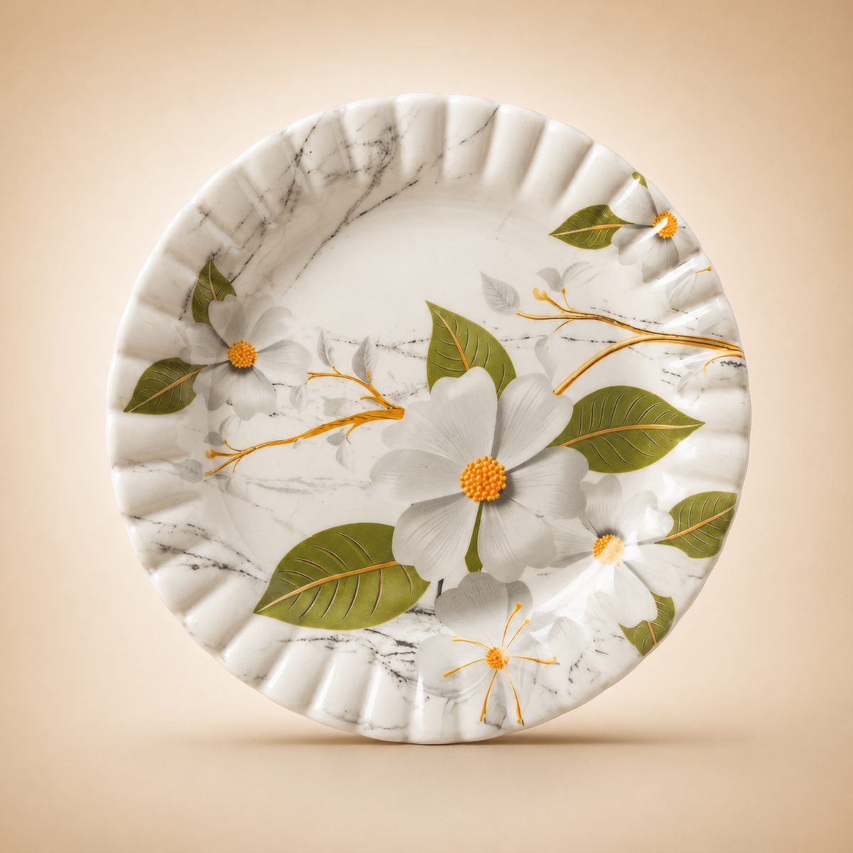 Turkish Green Double Glaze Melamine Plates