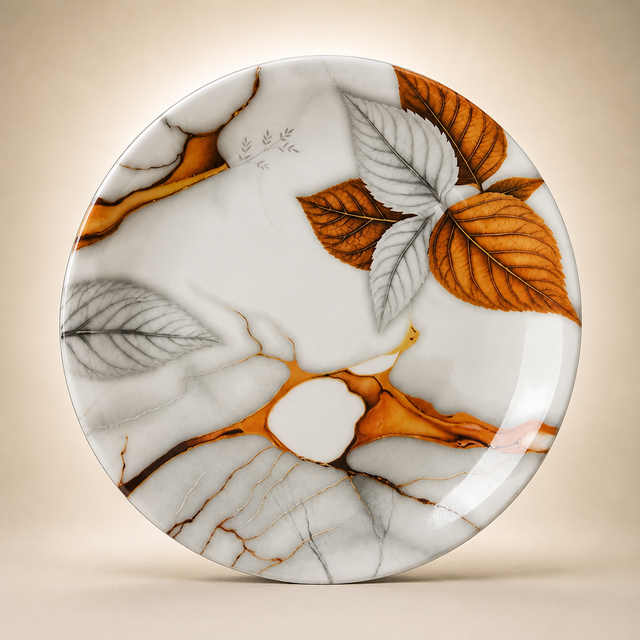 Elegant Single Glaze Melamine Plates