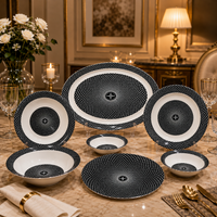 Infinity Double Glaze Melamine Dinner Set