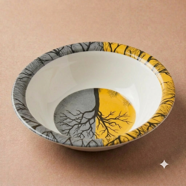 Winter Trees Bowl – Single Glaze