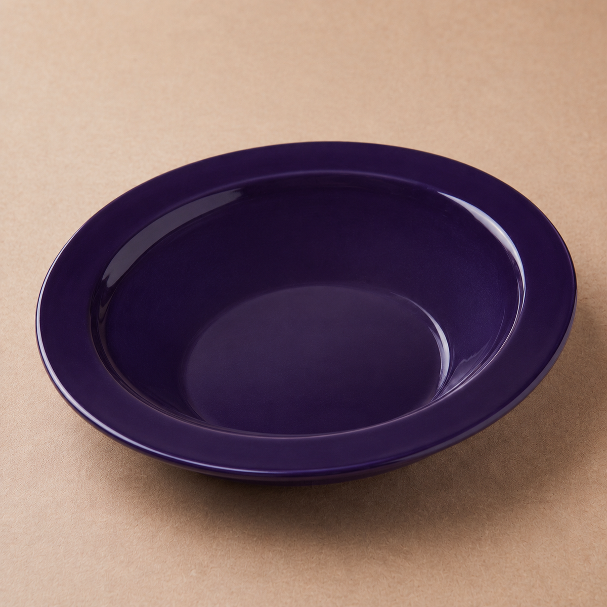 Solid Purple Bowl – Double Glaze