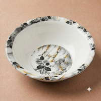 Turkish Grey Double Glaze Melamine Dinner Set