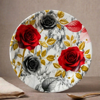 Rosie Single Glaze Melamine Plates