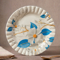 Turkish Blue Glaze Melamine Plates