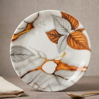 Elegant Single Glaze Melamine Plates